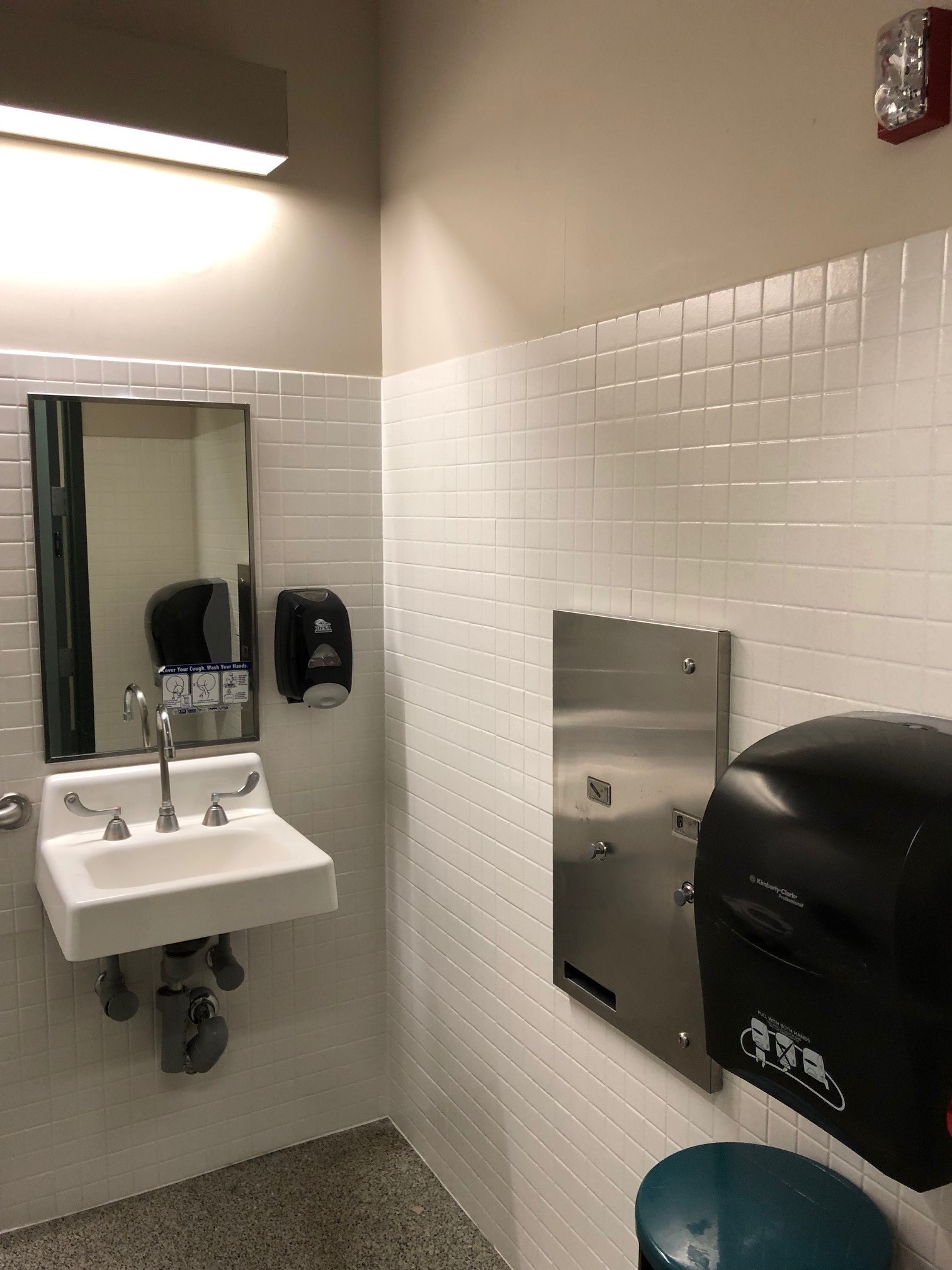 Single-Use Restrooms in the BB and MS Get Makeover - UTSA Facilities